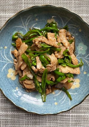獅子唐肉絲-レシピのメイン写真