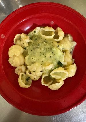 ズッキーニとエビのパスタ-レシピのメイン写真