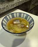 お袋の味、サバ缶と白菜のスープ