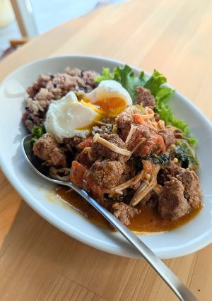 トマトとひき肉のナンプラー炒めご飯-レシピのメイン写真