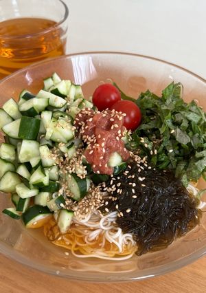 食欲そそるあっさり夏のそうめん-レシピのメイン写真