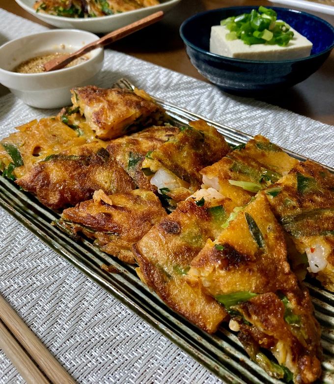 お好み焼き粉でもつくれる！チヂミ🌶️-レシピのメイン写真