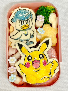 ポケモンキャラ弁⭐︎ピカチュウクワッス-レシピのメイン写真