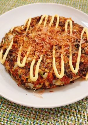 《ポリ袋調理》長芋ともずくのふんわり焼き-レシピのメイン写真