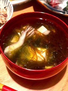 アーサともずくのお吸い物-レシピのメイン写真