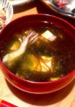 アーサともずくのお吸い物-レシピのメイン写真