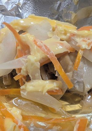 簡単♪若鶏のホイル蒸し🐓-レシピのメイン写真