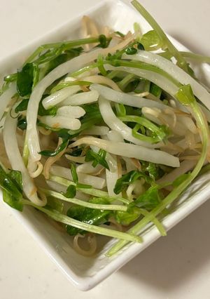 もやしと豆苗のナムル-レシピのメイン写真