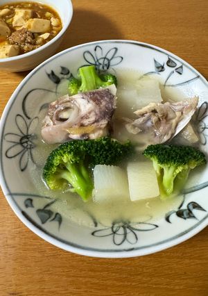 中華風*鯛大根、ブロッコリー添え-レシピのメイン写真