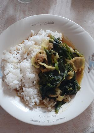 簡単★豚こま肉と冷凍ほうれん草のカレー-レシピのメイン写真