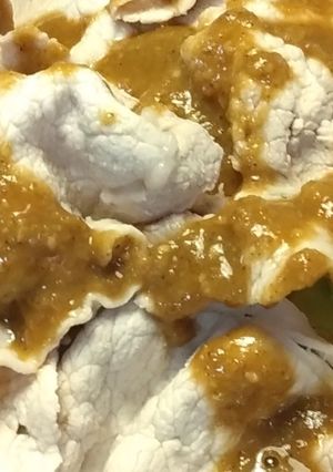 味つけ簡単！胡麻味噌ダレ（冷しゃぶサラダ用）-レシピのメイン写真