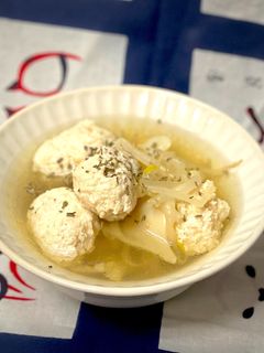 高タンパク豆腐と鶏ひき団子のスープ-レシピのメイン写真