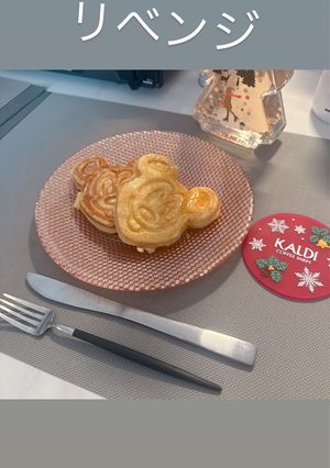 クリームチーズのミッキーワッフル-レシピのメイン写真