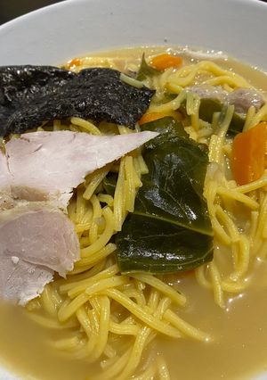 ロースハムを作った翌日のラーメン-レシピのメイン写真