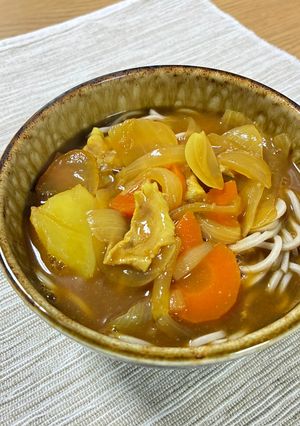 カレー蕎麦-レシピのメイン写真