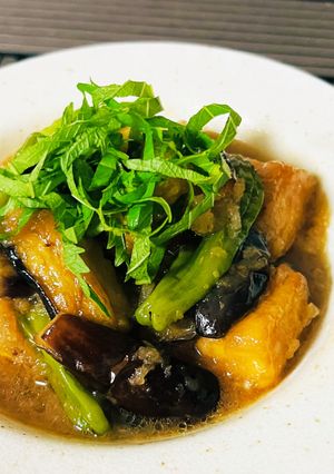 夏野菜★厚揚げと茄子とししとうのみぞれ煮-レシピのメイン写真