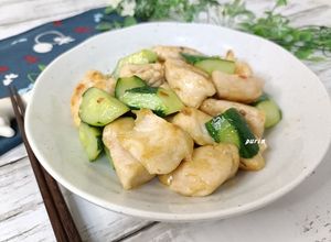 鶏胸肉ときゅうりの豆板醤炒め-レシピのメイン写真