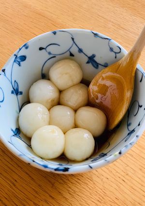 白玉の蕎麦ハチミツがけ-レシピのメイン写真