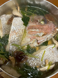 鯛の酒蒸し吸い物仕立て-レシピのメイン写真