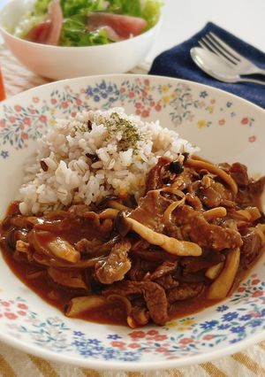 煮込み10分！ラム肉のコク旨ハヤシライス-レシピのメイン写真