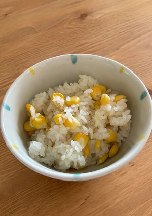 炊飯器でとうもろこしご飯-レシピのメイン写真