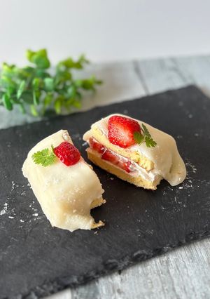 雪見苺ケーキ-レシピのメイン写真