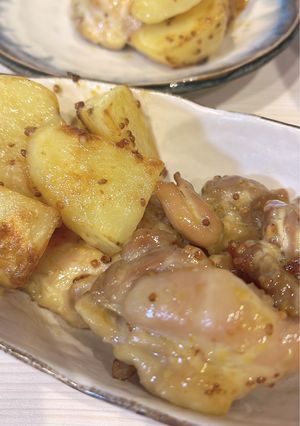 グリルチキンのハニーマスタード合え-レシピのメイン写真