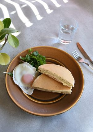 ハムチーズサンドパンケーキ-レシピのメイン写真
