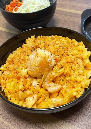 簡単パラパラキムチ炒飯♪10/17-レシピのメイン写真