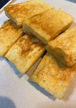 【離乳食】きなこのフレンチトースト【卵不使用】-レシピのメイン写真