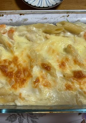 簡単ペンネパスタのグラタン-レシピのメイン写真