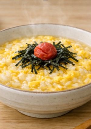 風邪の時にはこれ！卵と生姜の和風雑炊-レシピのメイン写真