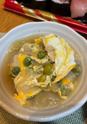 高野豆腐の卵とじ-レシピのメイン写真