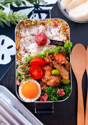 給食で大人気♡チキンチキンごぼう(甘辛だれ)-レシピのメイン写真