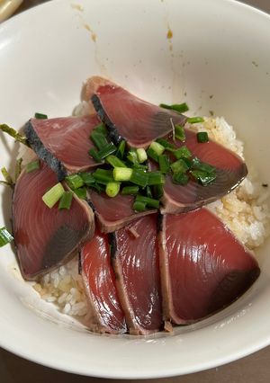 カツオの薬味丼♪-レシピのメイン写真