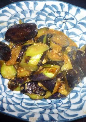 露地物茄の味噌炒め-レシピのメイン写真