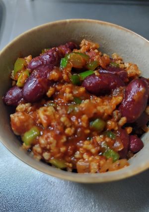 タコミート、豆を入れたらチリコンカン-レシピのメイン写真