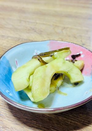 今日の漬物！簡単白瓜と塩昆布の浅漬け-レシピのメイン写真