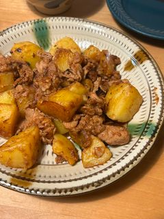 じゃがいもと豚肉の味噌炒め-レシピのメイン写真