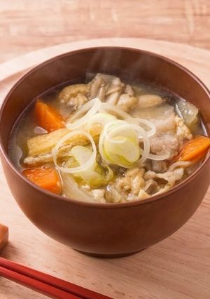 たっぷり舞茸の減塩豚汁-レシピのメイン写真