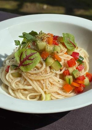 へしこドレッシングソース 素麺サラダ-レシピのメイン写真