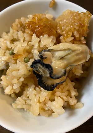 牡蠣の炊き込みご飯-レシピのメイン写真
