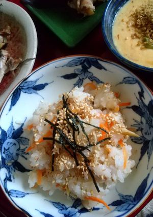 蒸しアジの混ぜ寿司-レシピのメイン写真