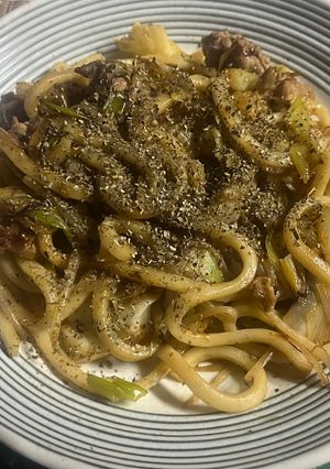 コンソメ焼きうどん-レシピのメイン写真