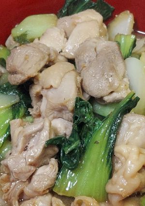 鶏もも肉とチンゲン菜の中華旨炒め-レシピのメイン写真