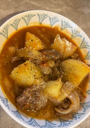 和洋あっさりコク旨！トマト肉じゃが🍅-レシピのメイン写真