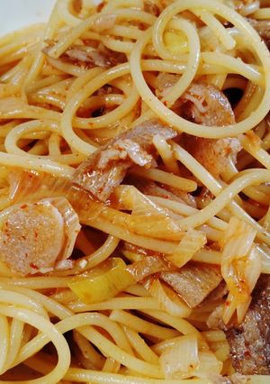 豆板醤のパスタ！-レシピのメイン写真