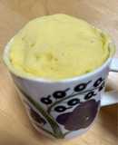 マグカップ　アーモンド蒸しパン　簡単朝食
