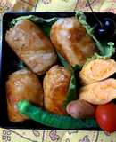 7/28ﾖｯﾁｬﾝ☆肉巻きおにぎり弁当