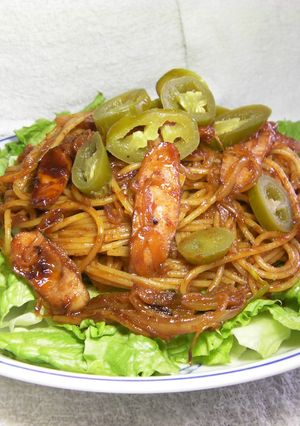 スパイシーナポリタンwithハラペーニョ-レシピのメイン写真